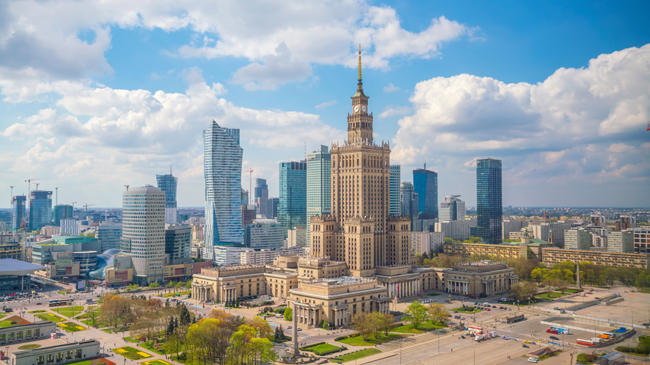 a large city with a large building and a large city skyline
