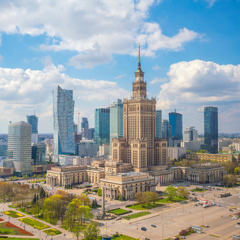 a large city with a large building and a large city skyline